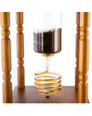 Yama Glass 25 Cup Cold Drip Maker Curved Brown Wood Frame Regular price Sold out