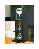 25 Cup Cold Drip Maker Straight Black Wood Frame